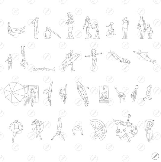 Cad & Vector - Beach People