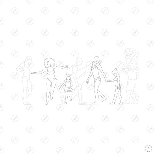 Cad & Vector - Beach People