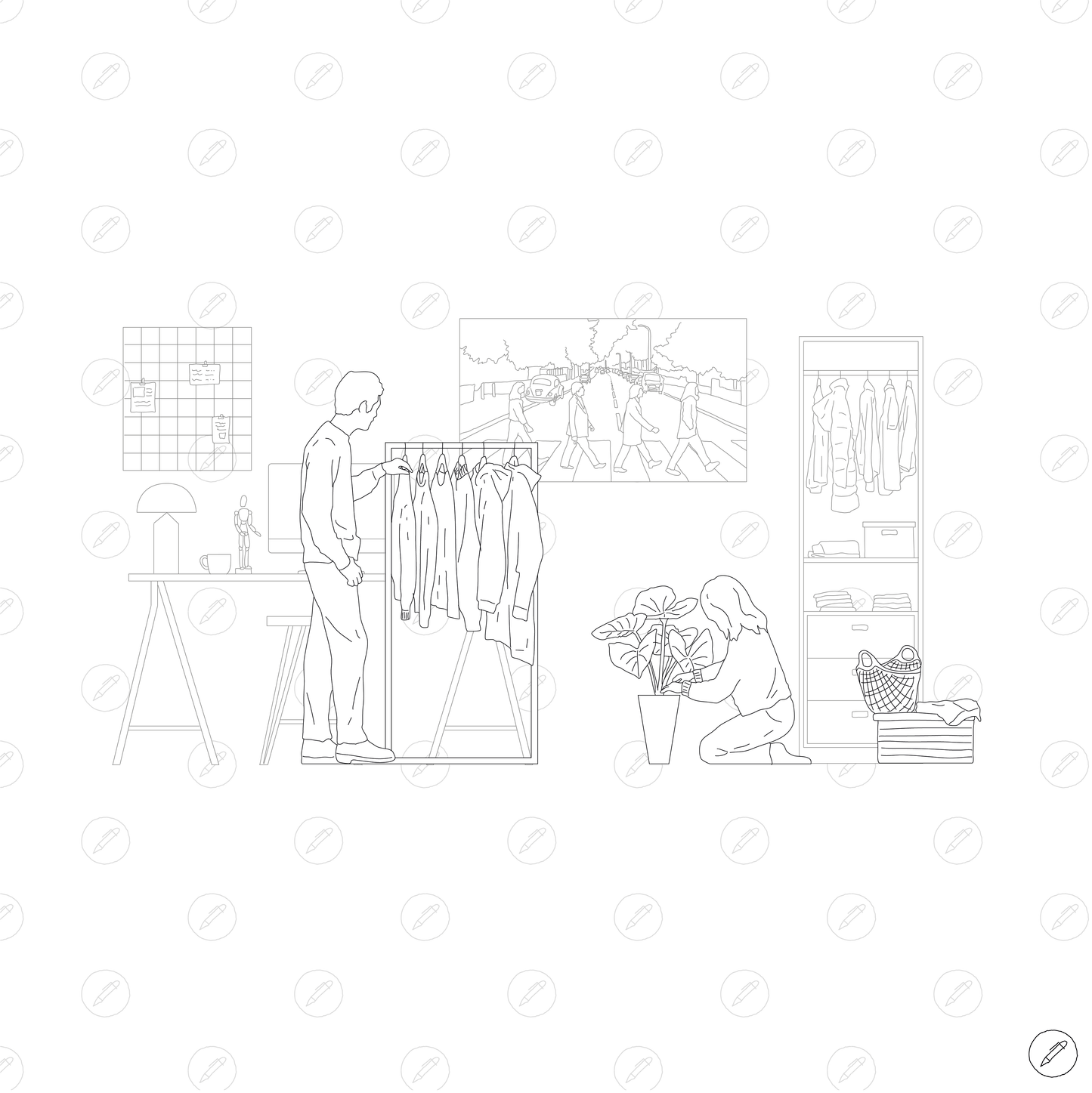 Cad & Vector - Bedroom Furniture