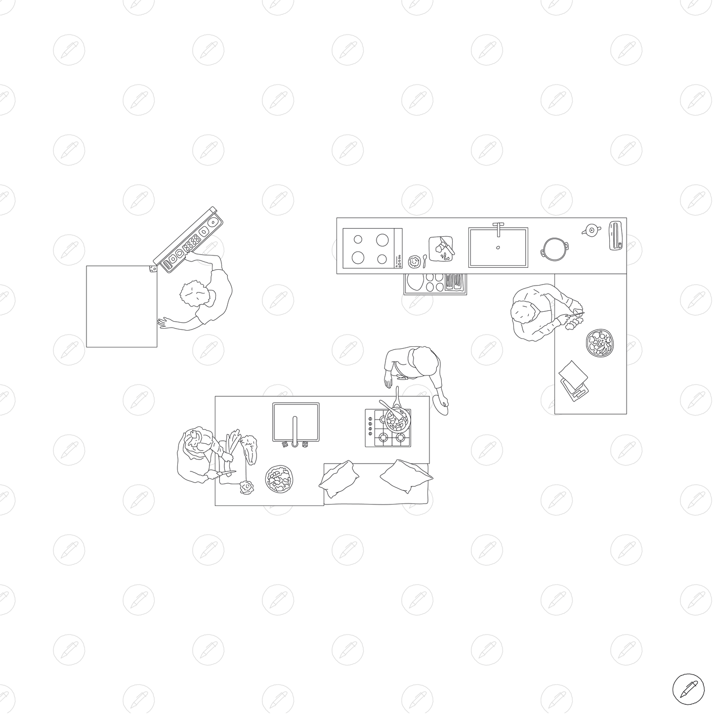 Cad & Vector - Kitchen Furniture