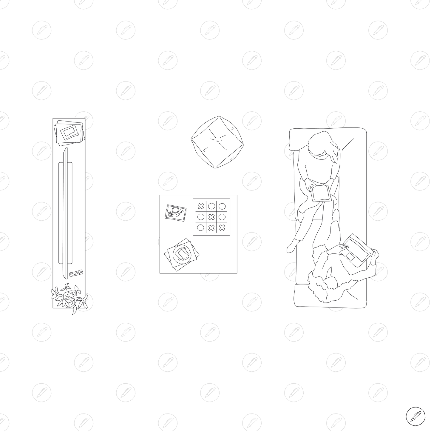 Cad & Vector - Living Room Furniture