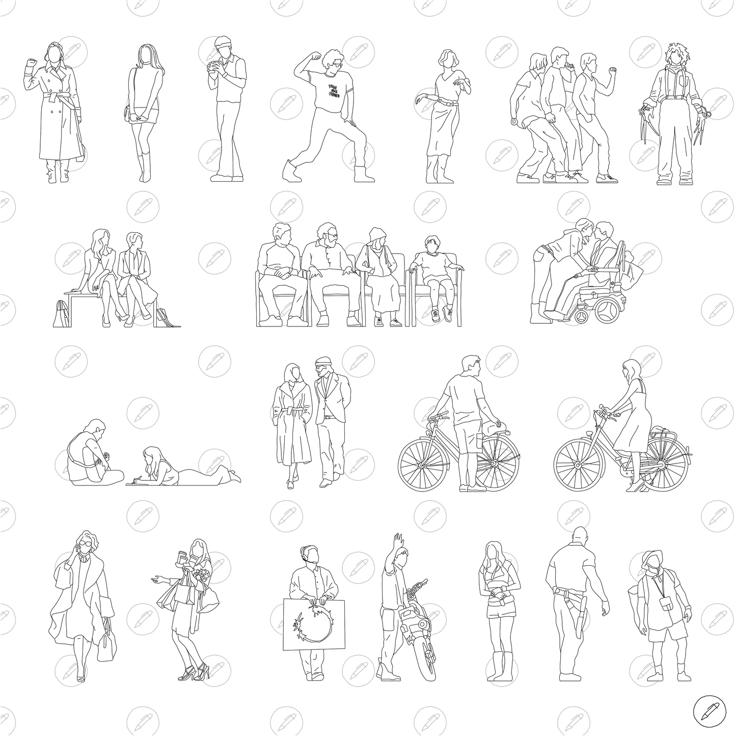 Cad & Vector - Movie Characters