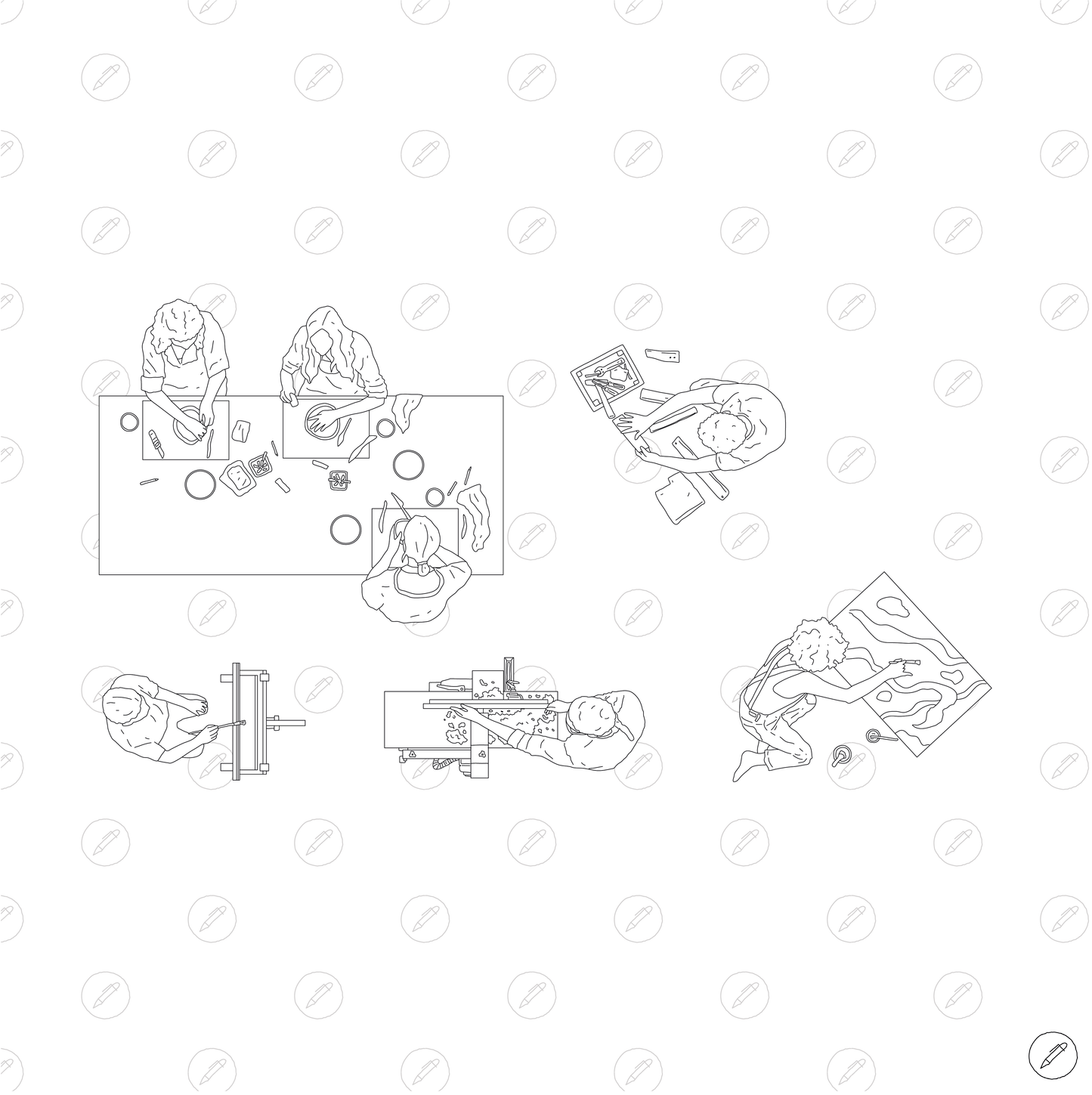 Cad & Vector - Art & Craft Workshop People